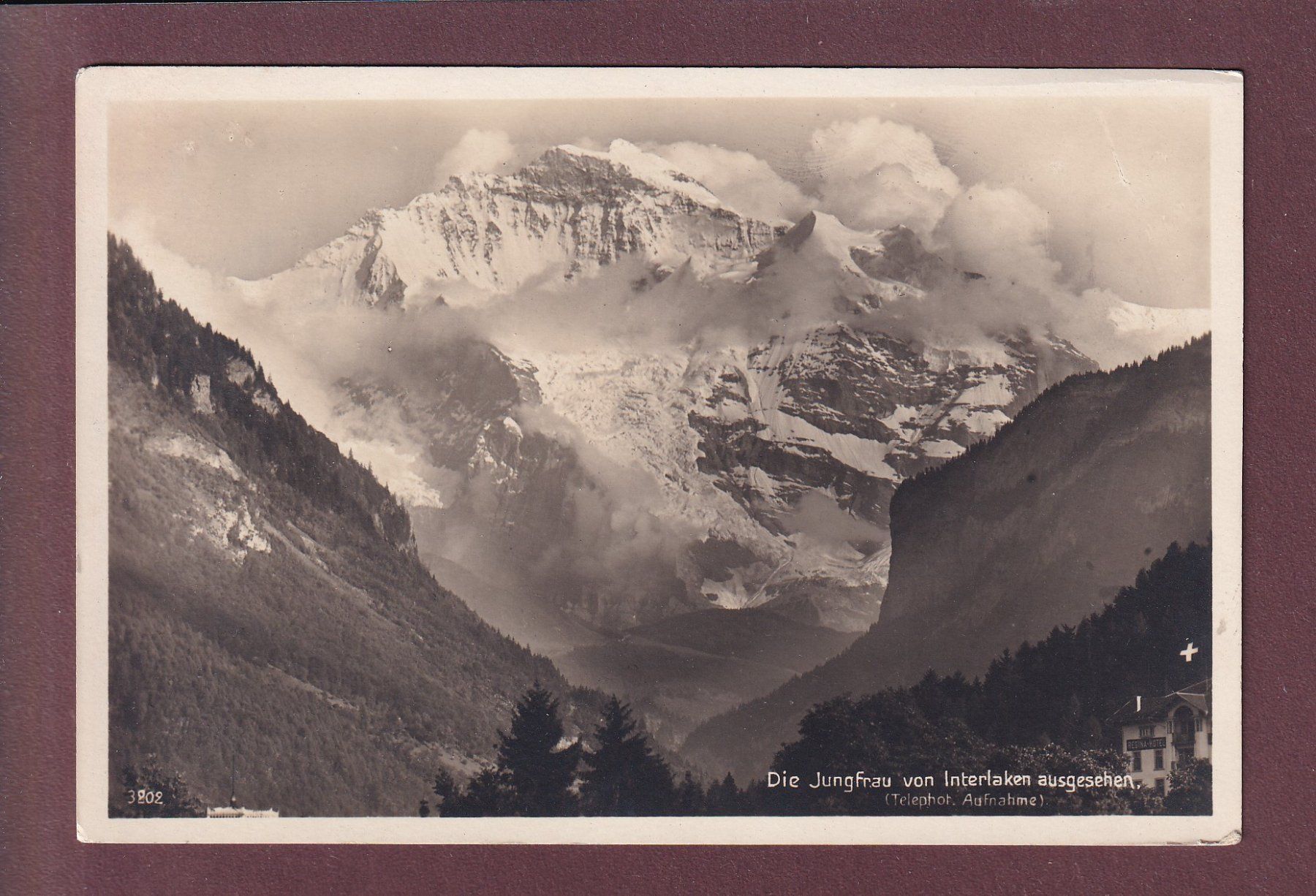 Cartoline postali: JUNGFRAU - 1937 – Usato da Pully venduto da nicecards