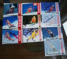 Autogrammkarten signiert Ski Alpin Schweizerinnen 9x6,5