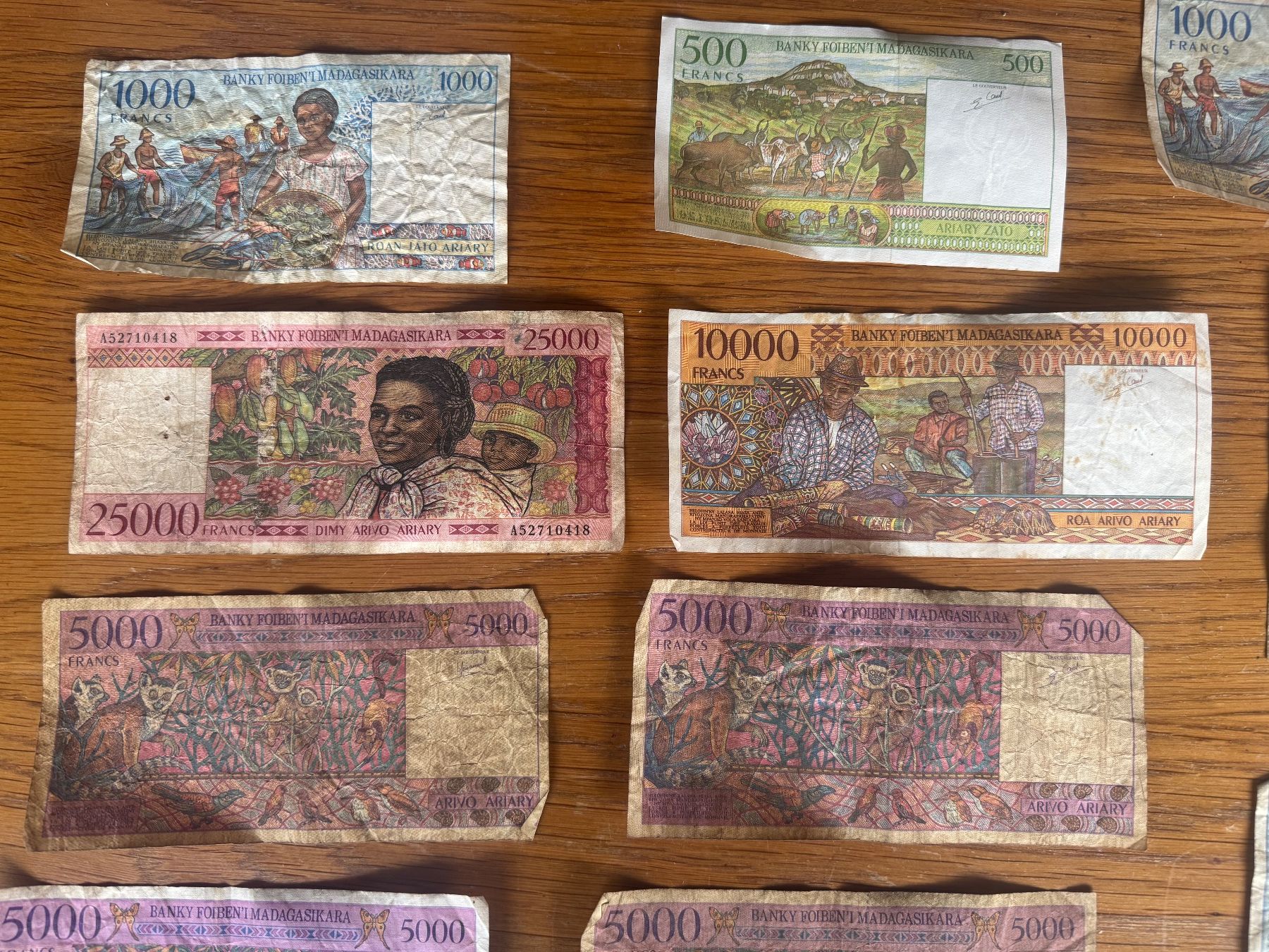 Banconote: Franc de Madagascar – Usato da Vuadens venduto da hoc_fd5p 1