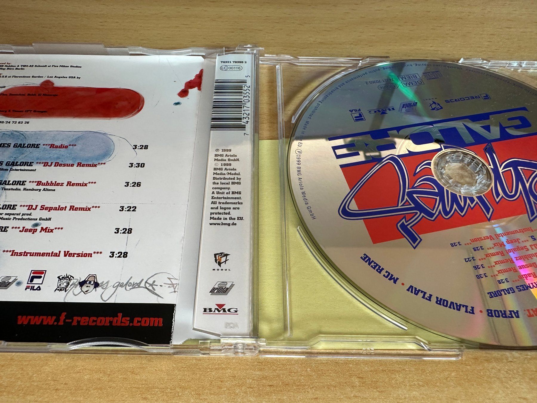 CDs: DJ Tomekk Vs Grandmaster Flash Feat. Afrob, Flav - Single CD – Gebraucht aus Rikon im Tösstal von Alpenmutz 1