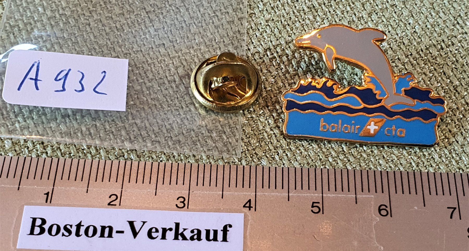 Placchette & Badge: A932 - Pin Balair CTA Schweiz – Usato da Reinach BL venduto da Boston-Verkauf 2