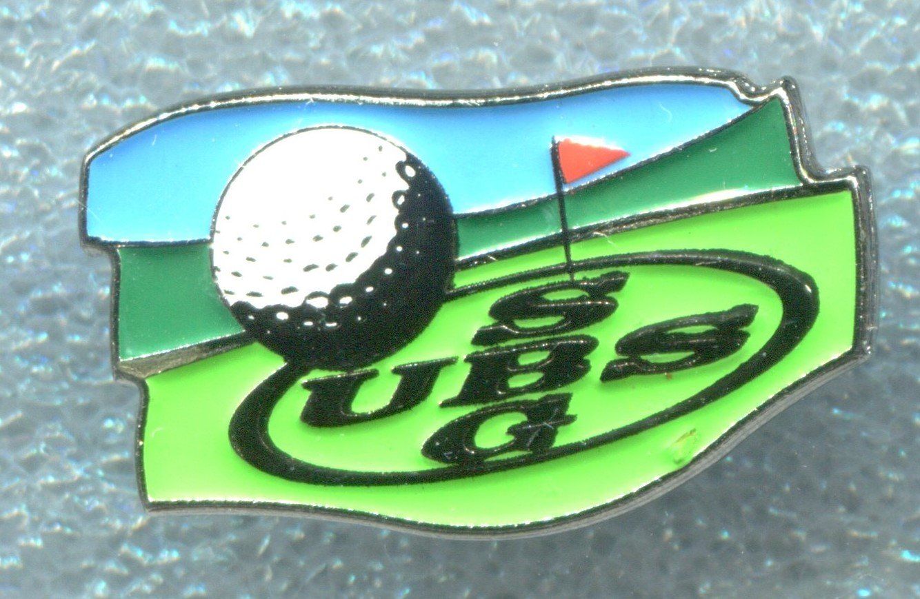 Plaketten & Abzeichen: UBS  Golf – Gebraucht aus Winterthur von Sammleroase