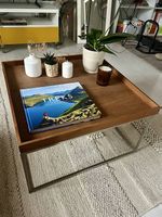 Table basse design bois & métal  Excellent état