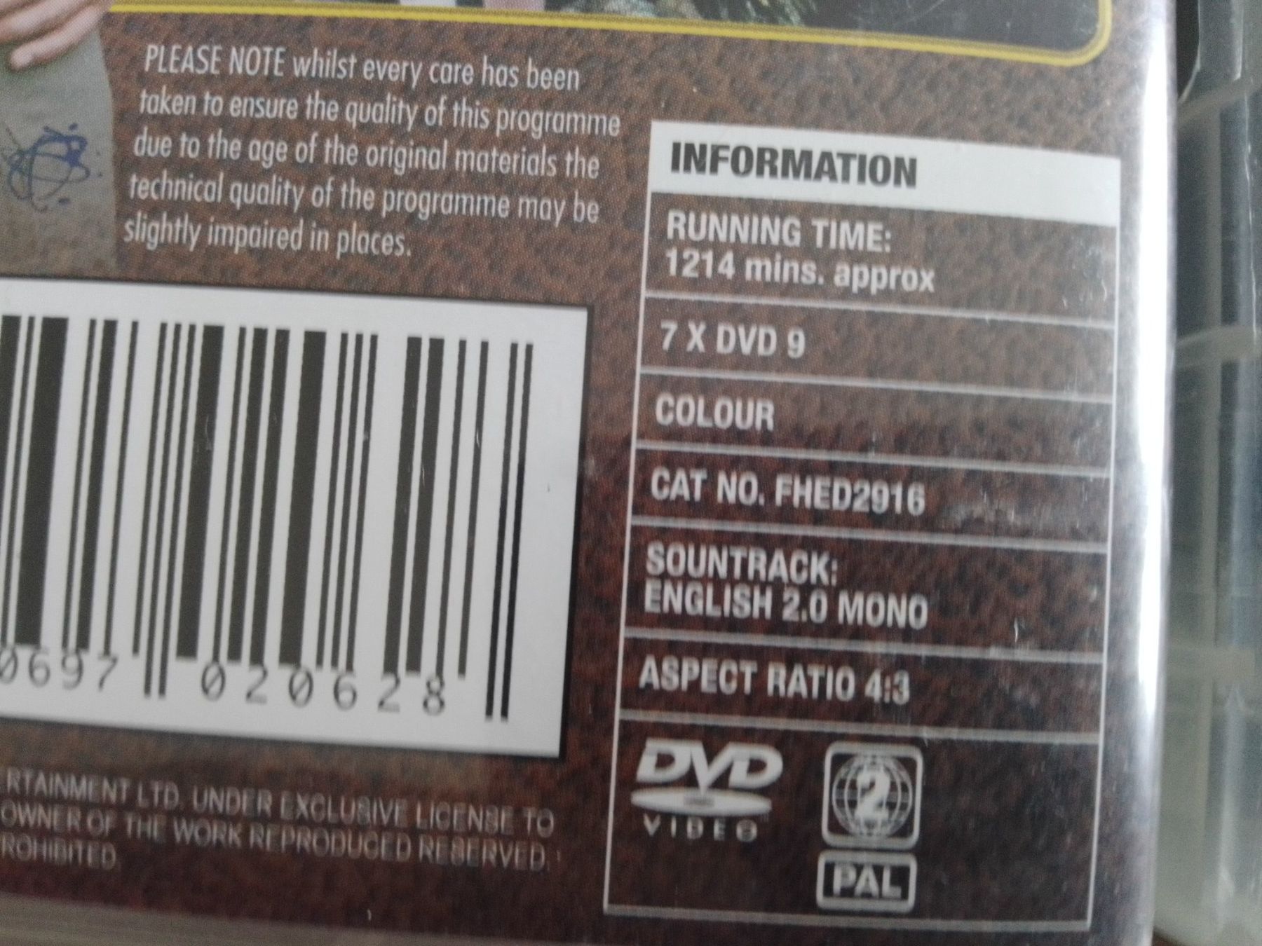 Alle DVDs: The Sullivans Australien TV series – Neu (gemäss Beschreibung) aus Adligenswil von madhater 3
