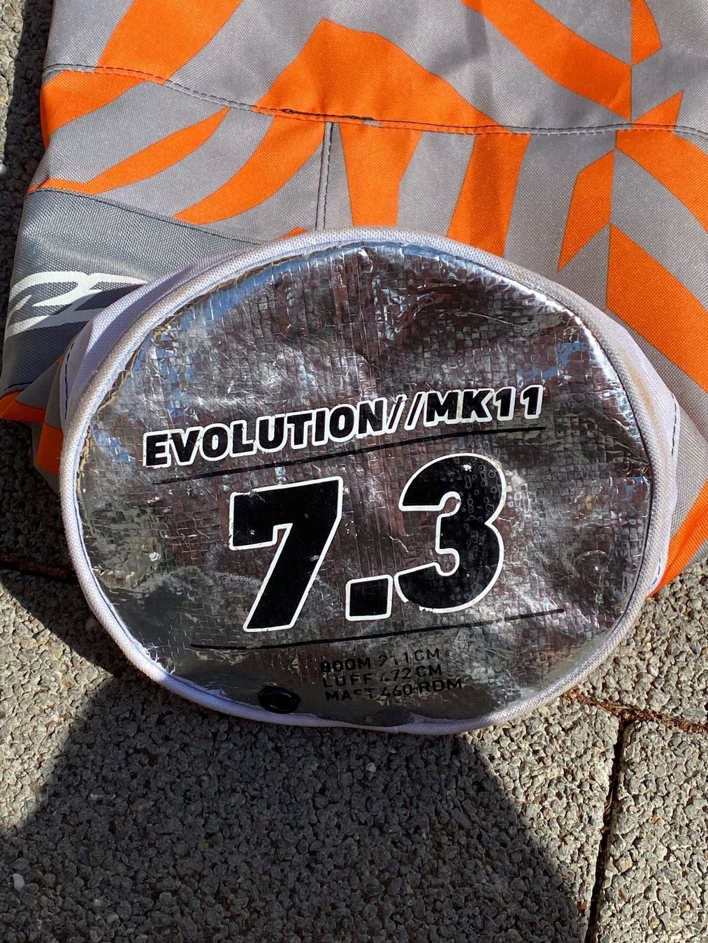 Surf: RRD Evolution MK11 7.3 m² Freeride-Windsurfsegel – Usato da Epalinges venduto da miaucl 4
