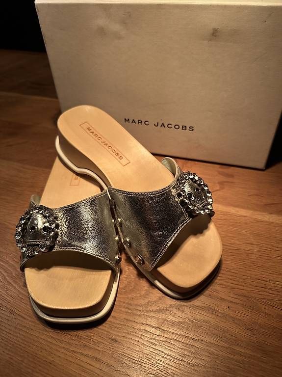 Marc Jacobs Scarpe da donna: Zoccoli argento strass Marc Jacobs – Usato da Solduno venduto da ant_npd6