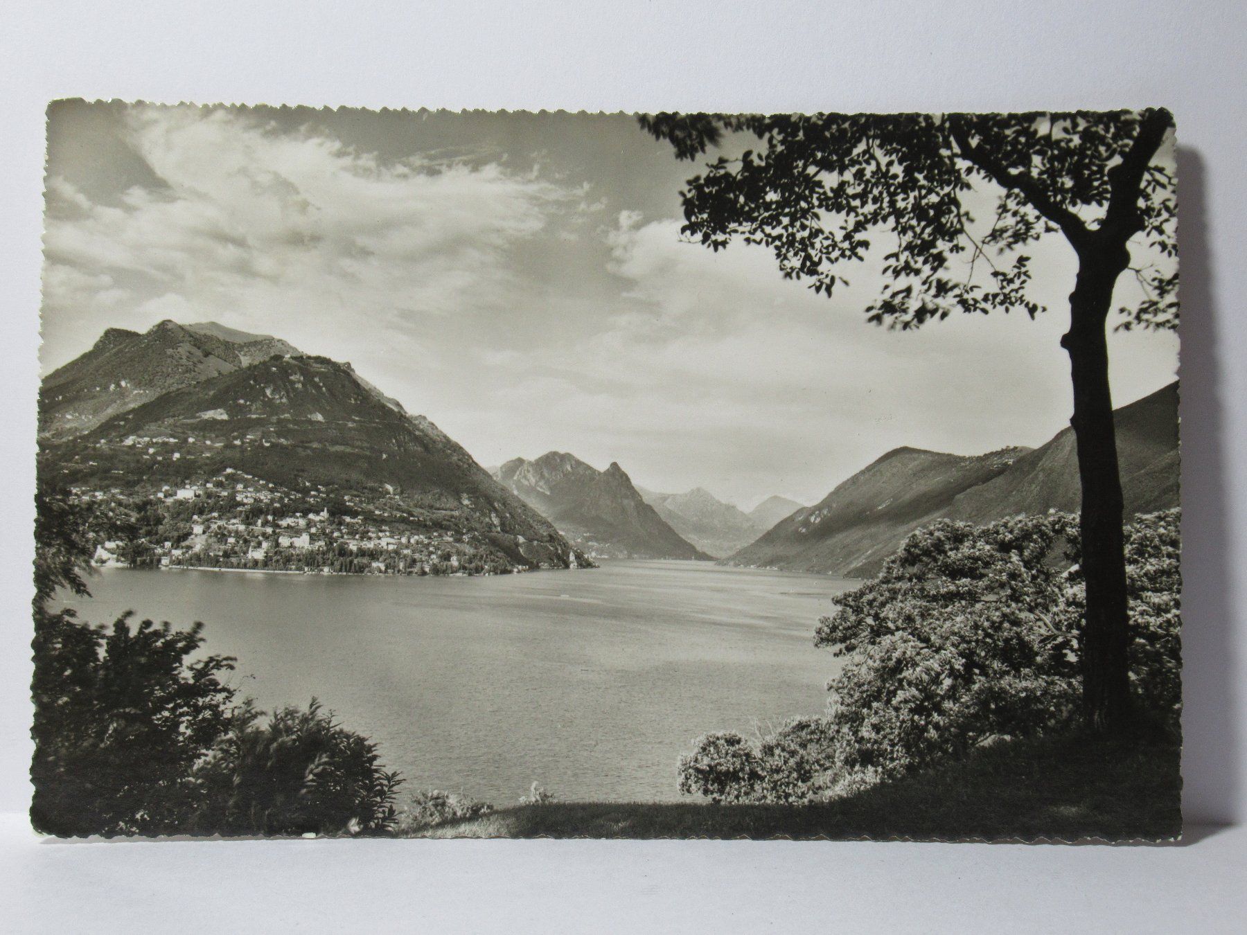 Cartoline postali: Lugano , Monte Brè 1956 – Usato da Grenchen venduto da Bluemchen1900
