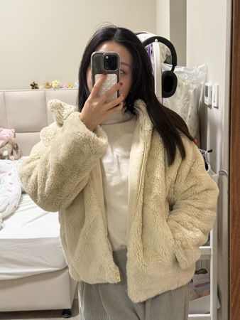Teddy bear jacket from Zara kids 164cm