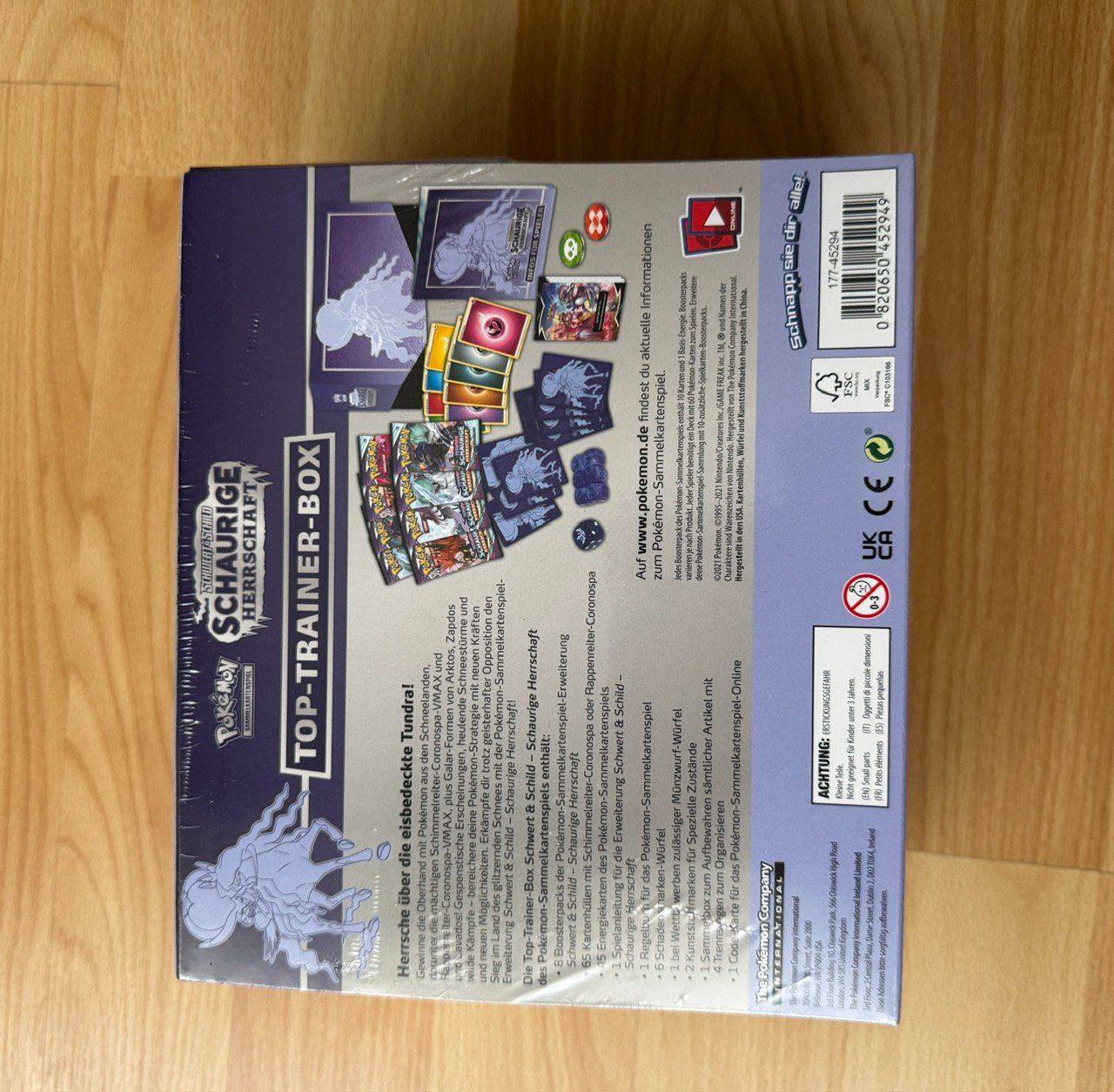 Pokémon Sammelbilder & Trading cards: Schaurige Herrschaft Top-Trainer-Box – Neu und originalverpackt aus Matzendorf von SwissMagicKarten 1