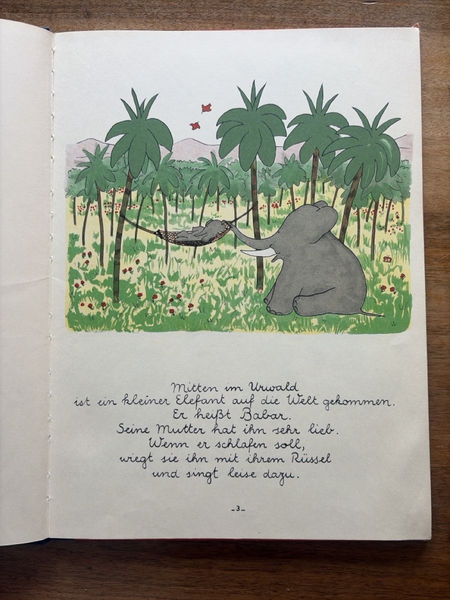 Bücher: BABAR Bilderbuch-Grossformat 27x1.5x37cm – Gebraucht aus rüeterswil von Svda 2