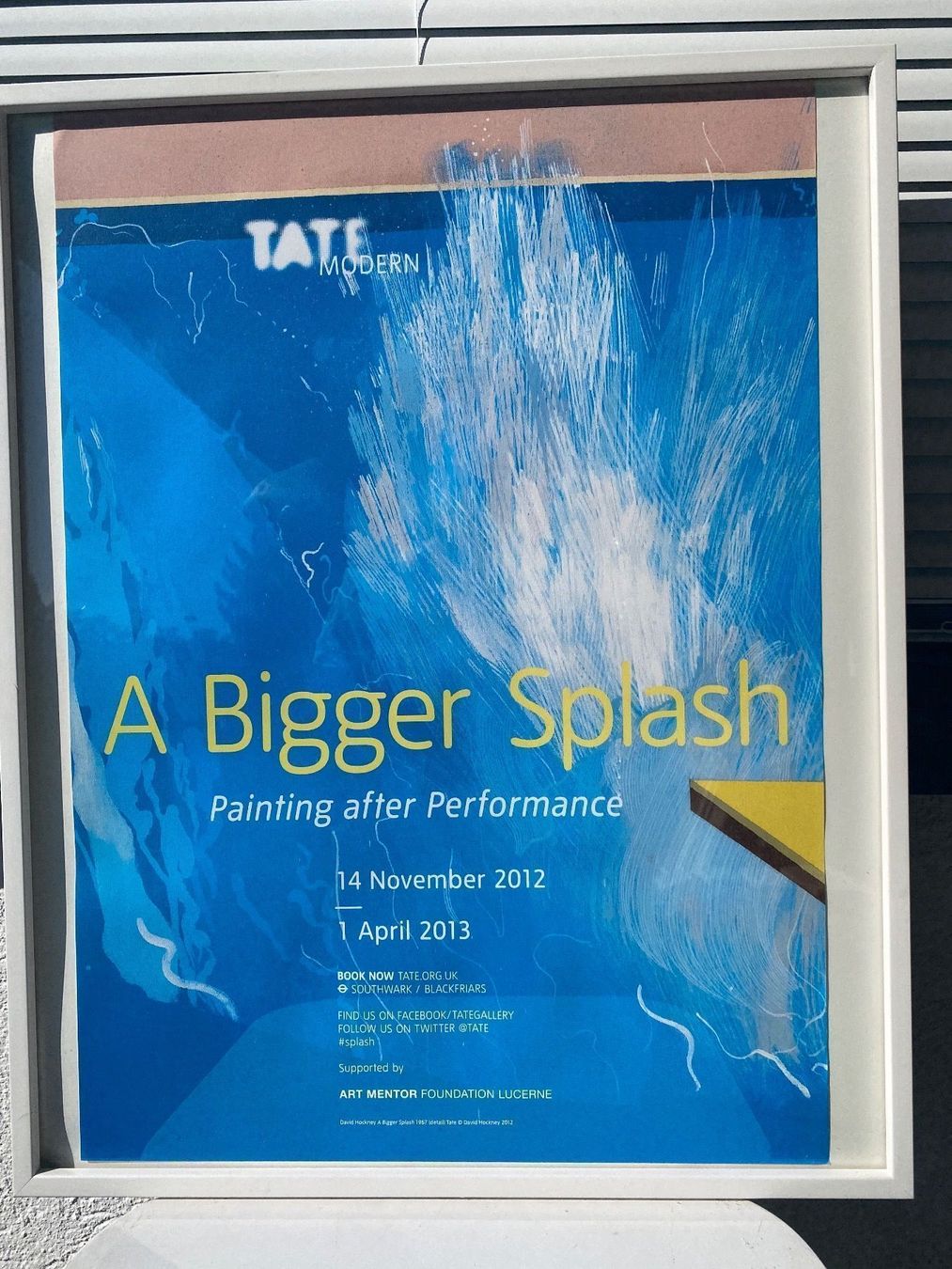 Foto & Immagini: DAVID HOCKNEY - ART  POSTER - A BIGGER SPLASH – Usato da Zürich venduto da lesgarcons 1