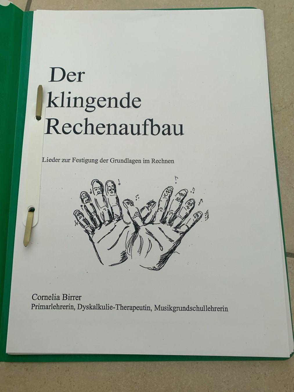 Libri: DER KLINGENDE RECHENAUFBAU – Usato da Brugg AG venduto da olamim