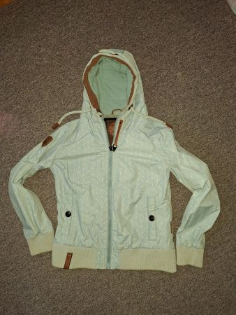 Naketano Jacke hellblau mit Muster Grösse L gebraucht