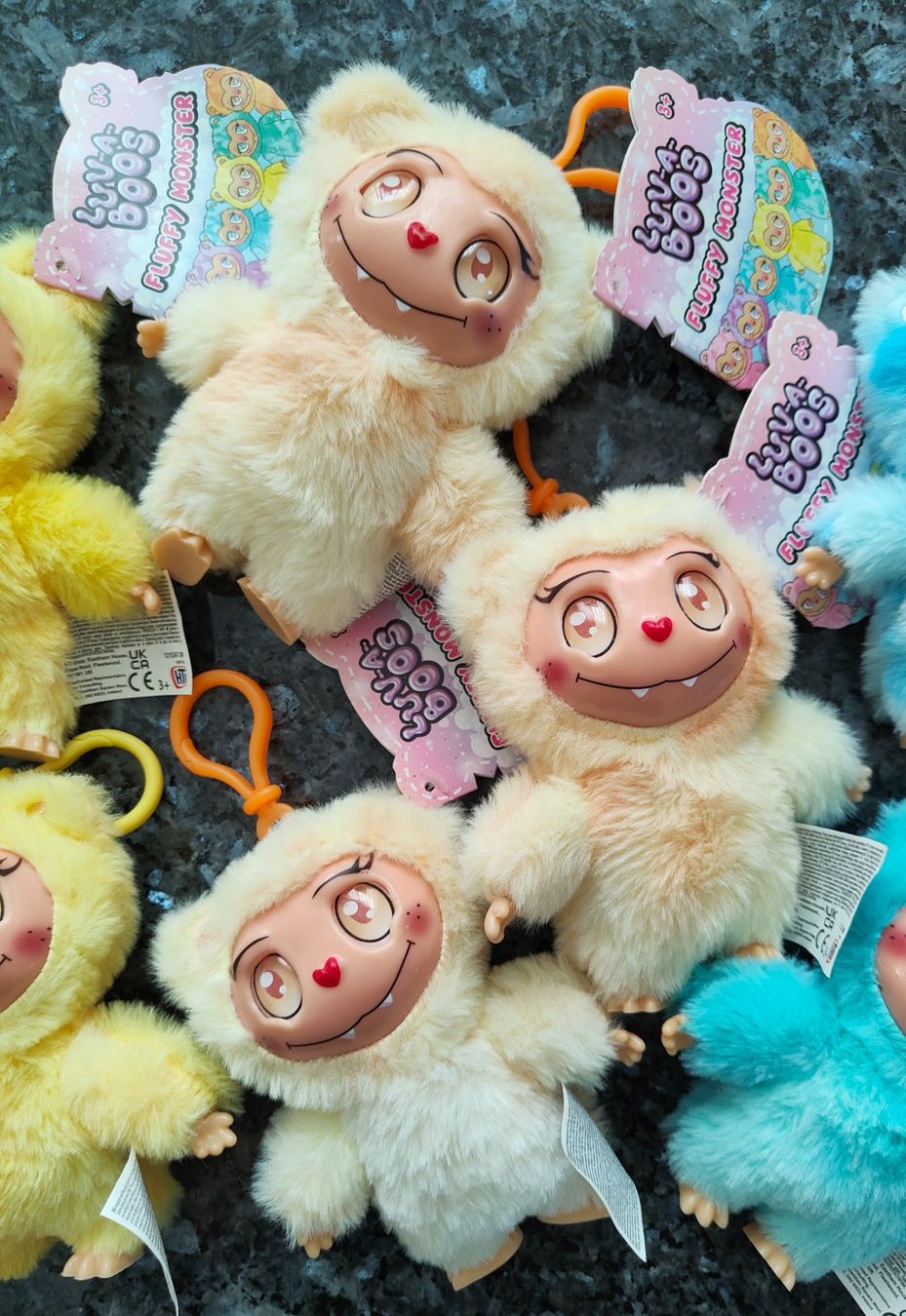 Giocattoli: 7 LUU-A-BOOS Fluffy Monster!!! NEU!!! – Nuovo (secondo la descrizione) da Derendingen venduto da rosarossa01 3