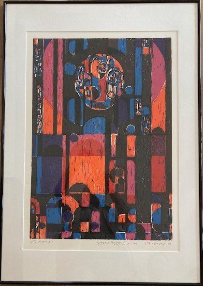 Xilografie: Nold Andrea. Advent – Usato da Frauenfeld venduto da Peterwalter