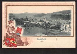 ^Prägekarte Langnau BE , gel . 1904