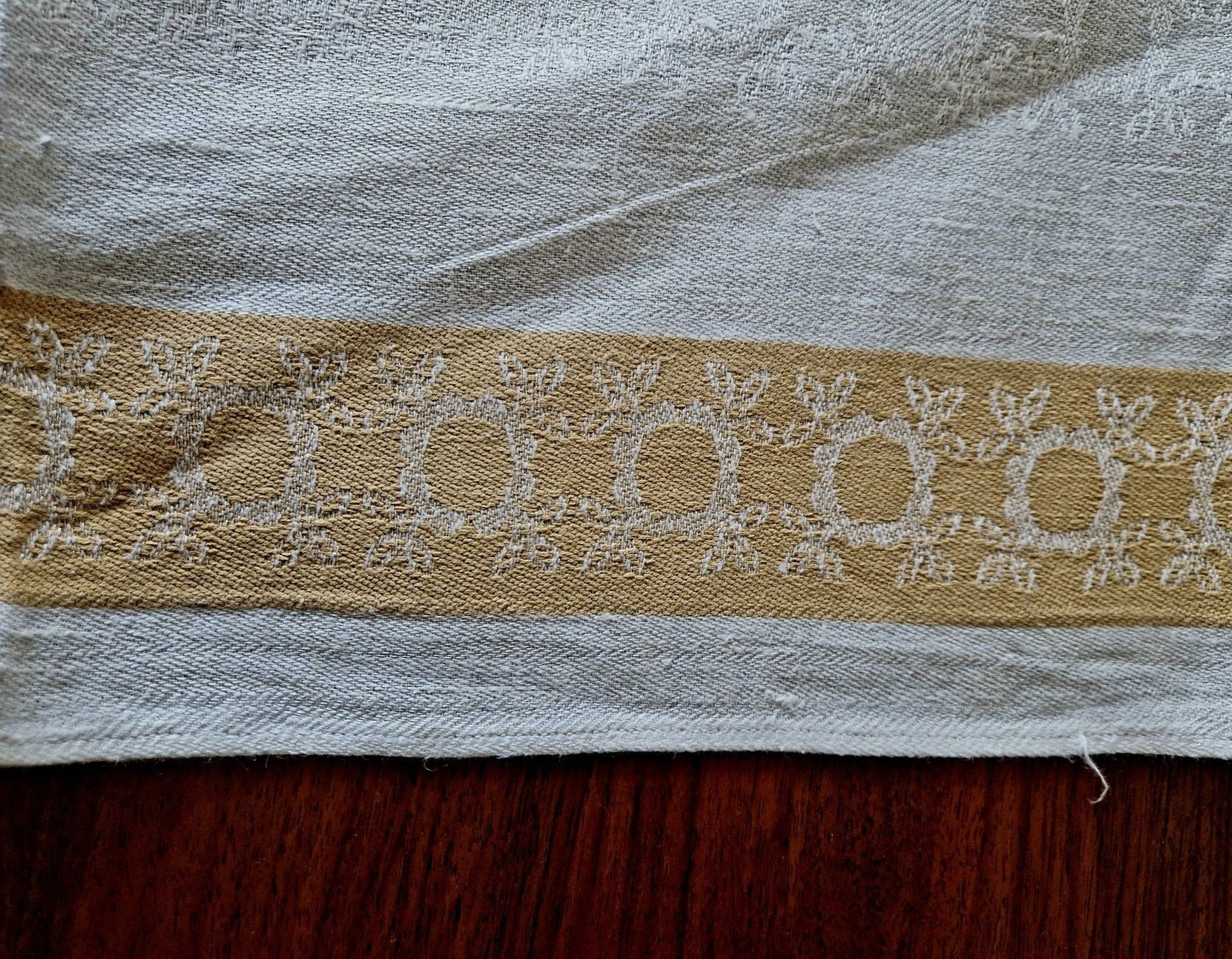 Strofinacci: Geschirrtuch/ Läufer Leinen 119x51cm – Nuovo (secondo la descrizione) da Bern venduto da Antikbatik 7