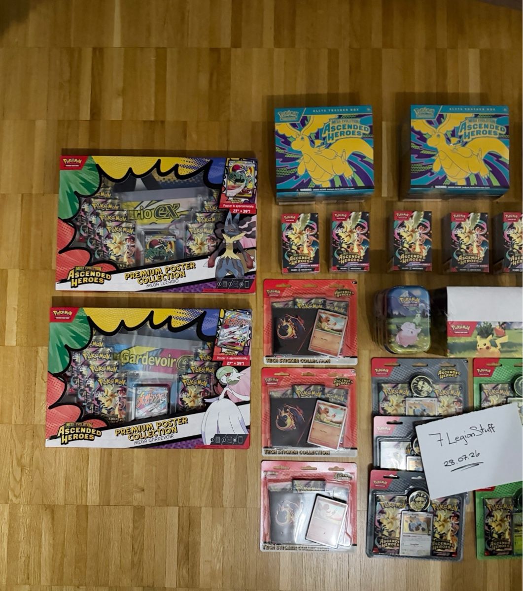 Pokémon Sammelbilder & Trading cards: Pokemon TCG Ascended Heroes Mega Bundle Set/ Alles New/ EN – Neu und originalverpackt aus Lenzburg von 7LegionStuff 1