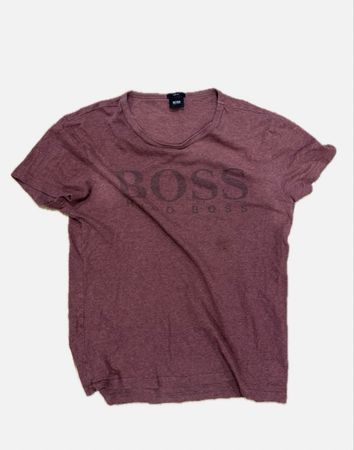 Herren T-Shirt BOSS weinrot Grösse S guter Zustand