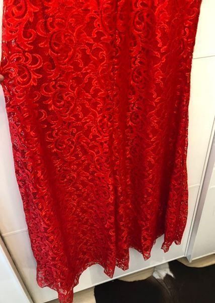Vestiti: Wunderschönes Abendkleid rot Spitze Gr S – Nuovo e nell'imballaggio originale da Füllinsdorf venduto da Sunnebliemli7 4