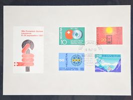 CL23 Enveloppe + Timbre Suisse 1967