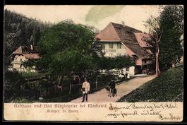 AK Madiswil, Gasthaus und Bad Bürgisweier, Besitzer Sl. Hasl