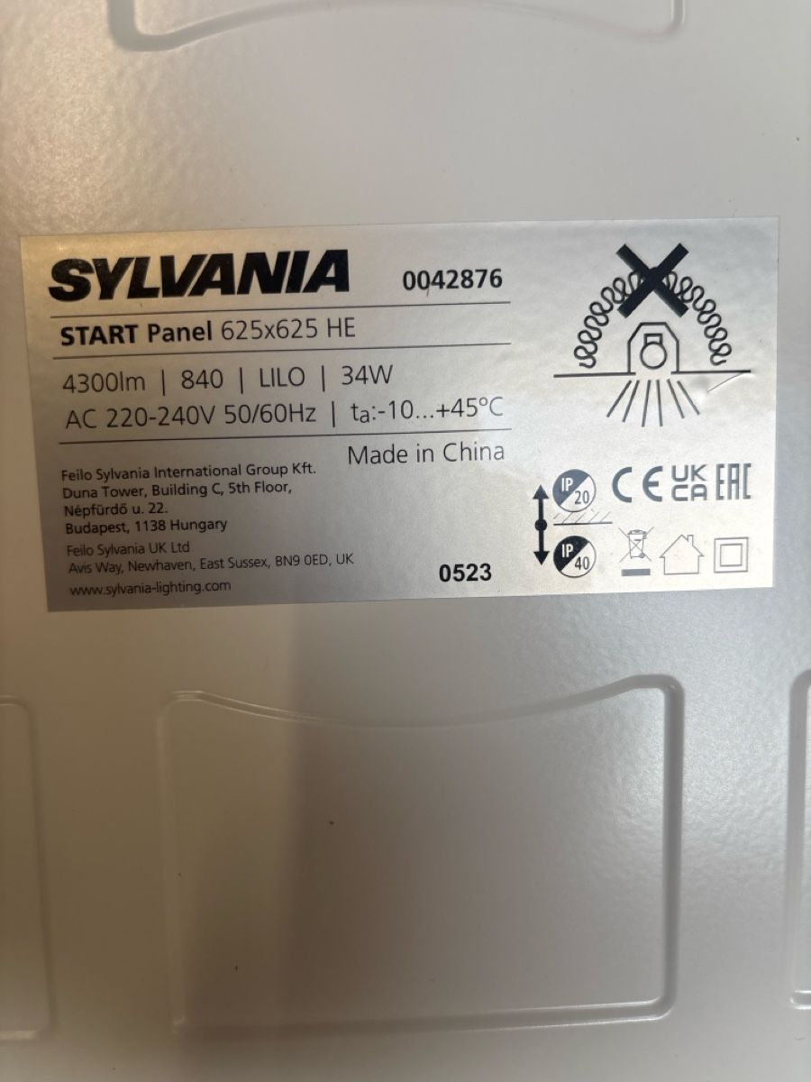 Lampes: SYLVANIA START Panel 625x625 HE neu – Neuf avec emballage d'origine à Seon par Future_Power_AG 3