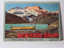 Plakatmotiv , Bernina - Bahn