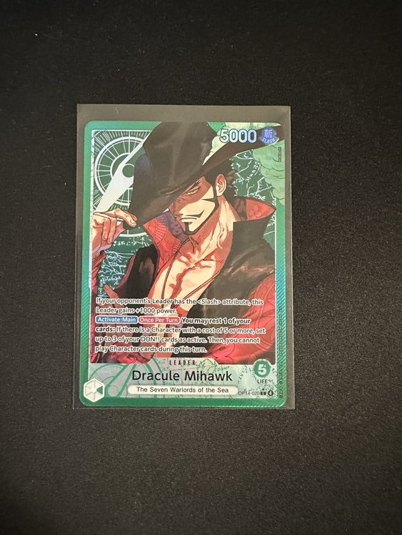 One Piece Dracule Mihawk OP14-020 Alt Art Leader (Neu (gemäss ...