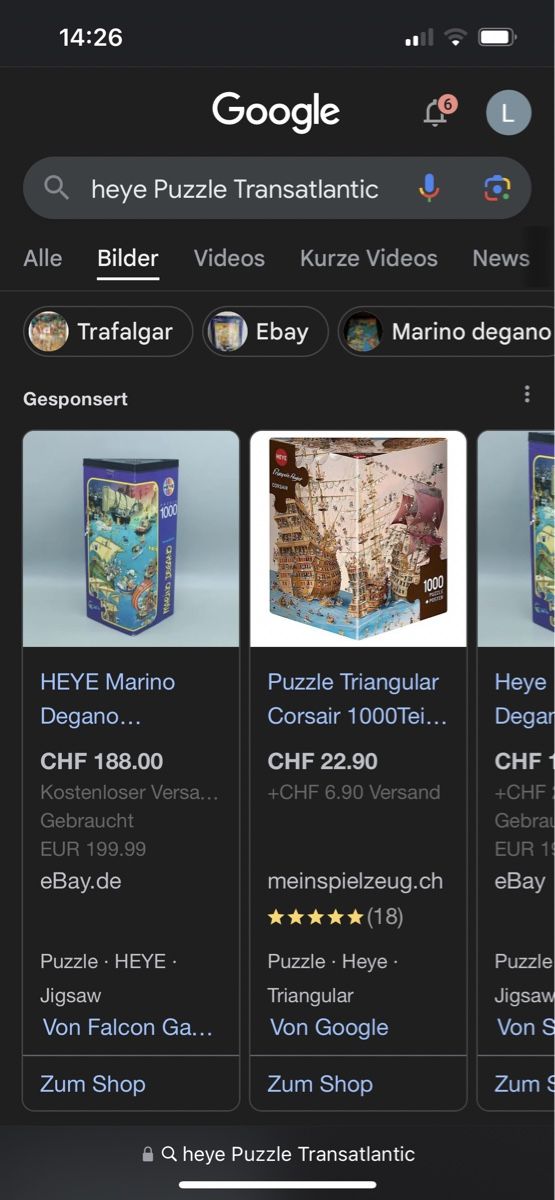 Heye Puzzles: Heye Puzzle Transatlantic Rarität – Gebraucht aus Eschenbach SG von Joey-Li 3