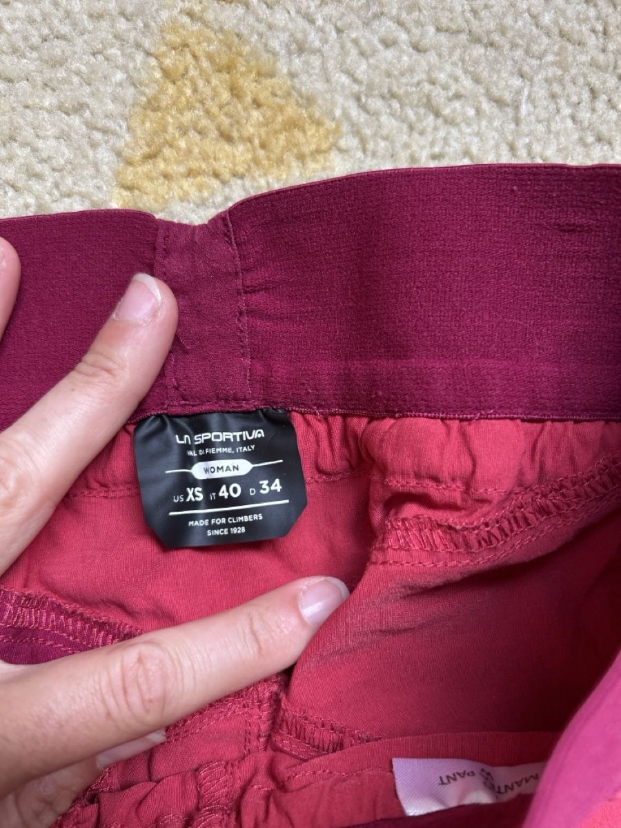 La Sportiva Pantaloni: La Sportiva Climbing Pants – Usato da Bad Ragaz venduto da vjmast 1