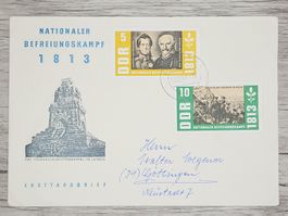 CL17 Enveloppe + Timbre Allemagne 1963