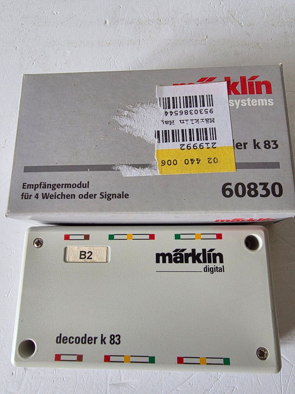 Märklin Modellini di ferrovie: Märklin digital 2 Stück Decoder k 83, 6083 – Usato da Seuzach venduto da Loeckeli01