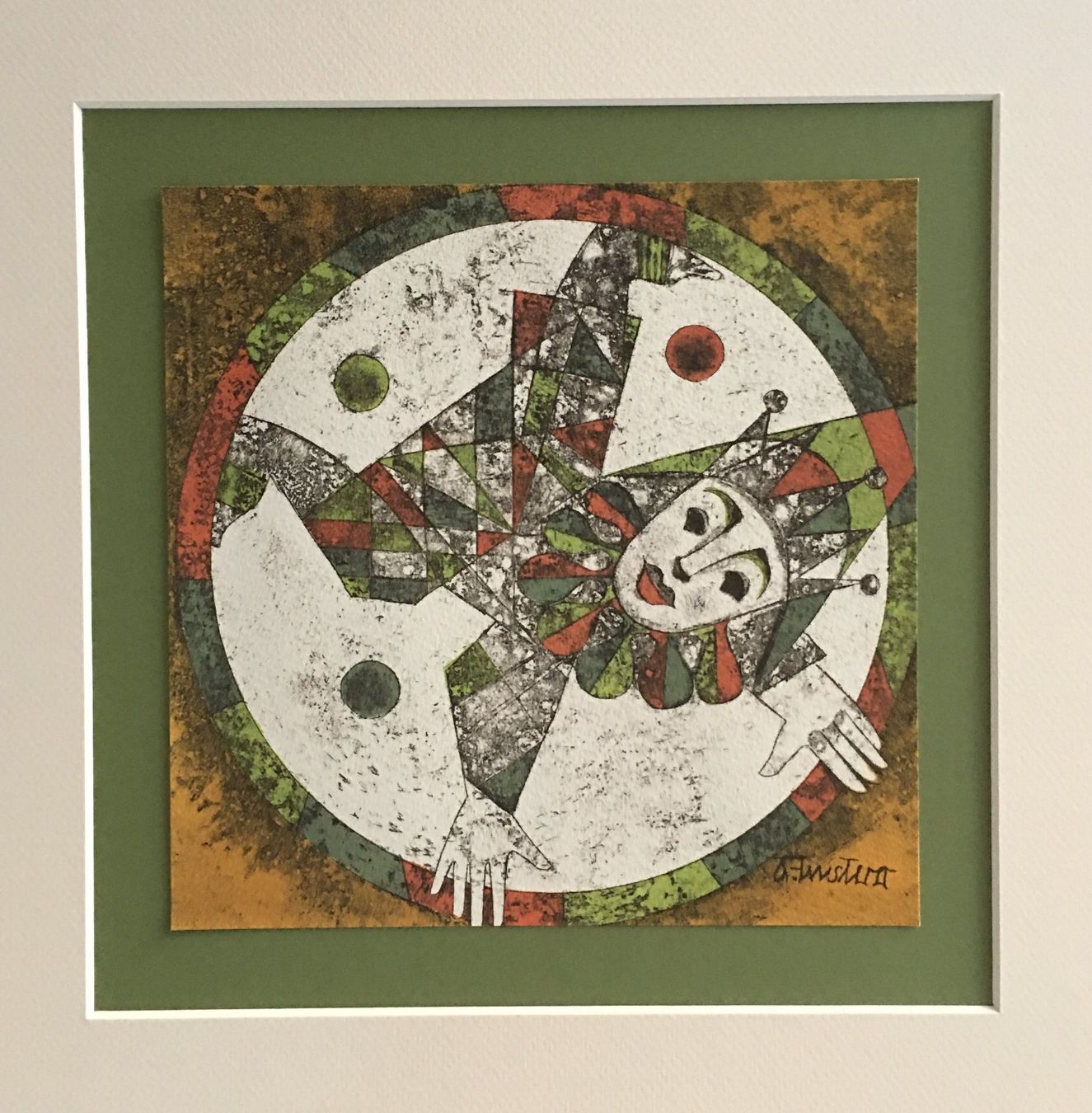 Grafiken & Lithographien: Alfred Finsterer   Original Farblithographie   "Traumtänzer" – Gebraucht aus Nennigkofen von Sommersonnen 2