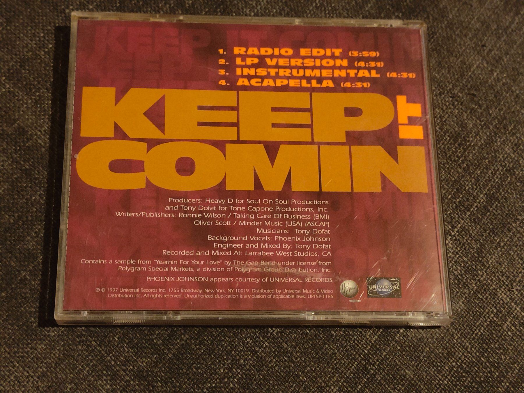 CD: Heavy D - Keep it coming – Usato da Fribourg venduto da cristiana_vend 1