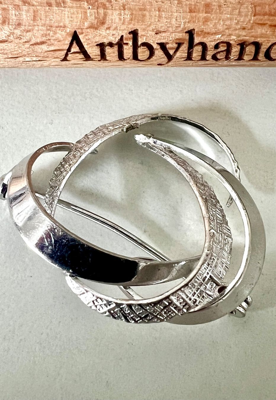 Broschen & Nadeln: VINTAGE KORDES & LICHTENFELS SILBER 800+MP BROSCHE – Gebraucht aus Ruswil von artbyhand 2