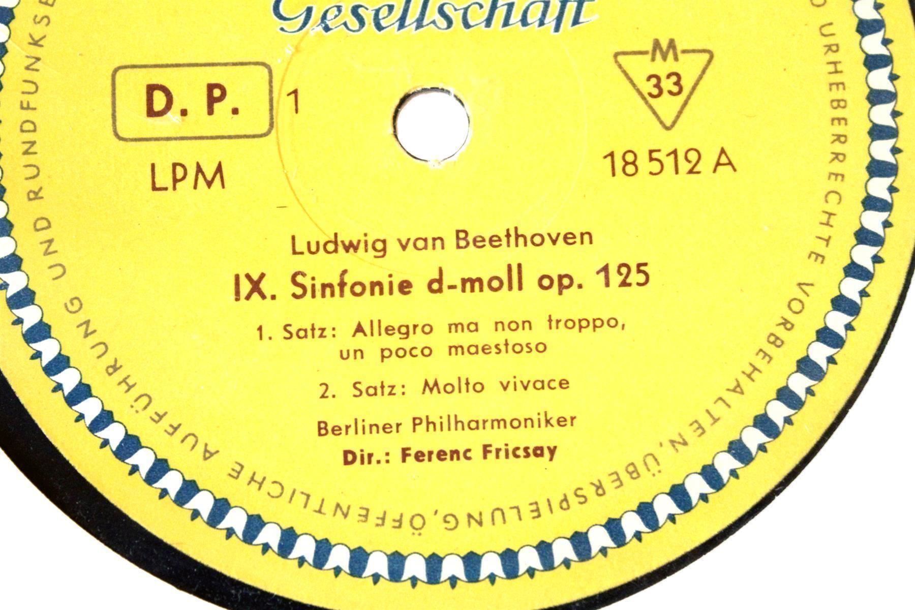 Dischi in vinile: BEETHOVEN: IX Sinfonic – Usato da Bern venduto da vinyl-heaven 7