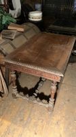 Table ancienne Antik Tisch Bois sculpté Holz