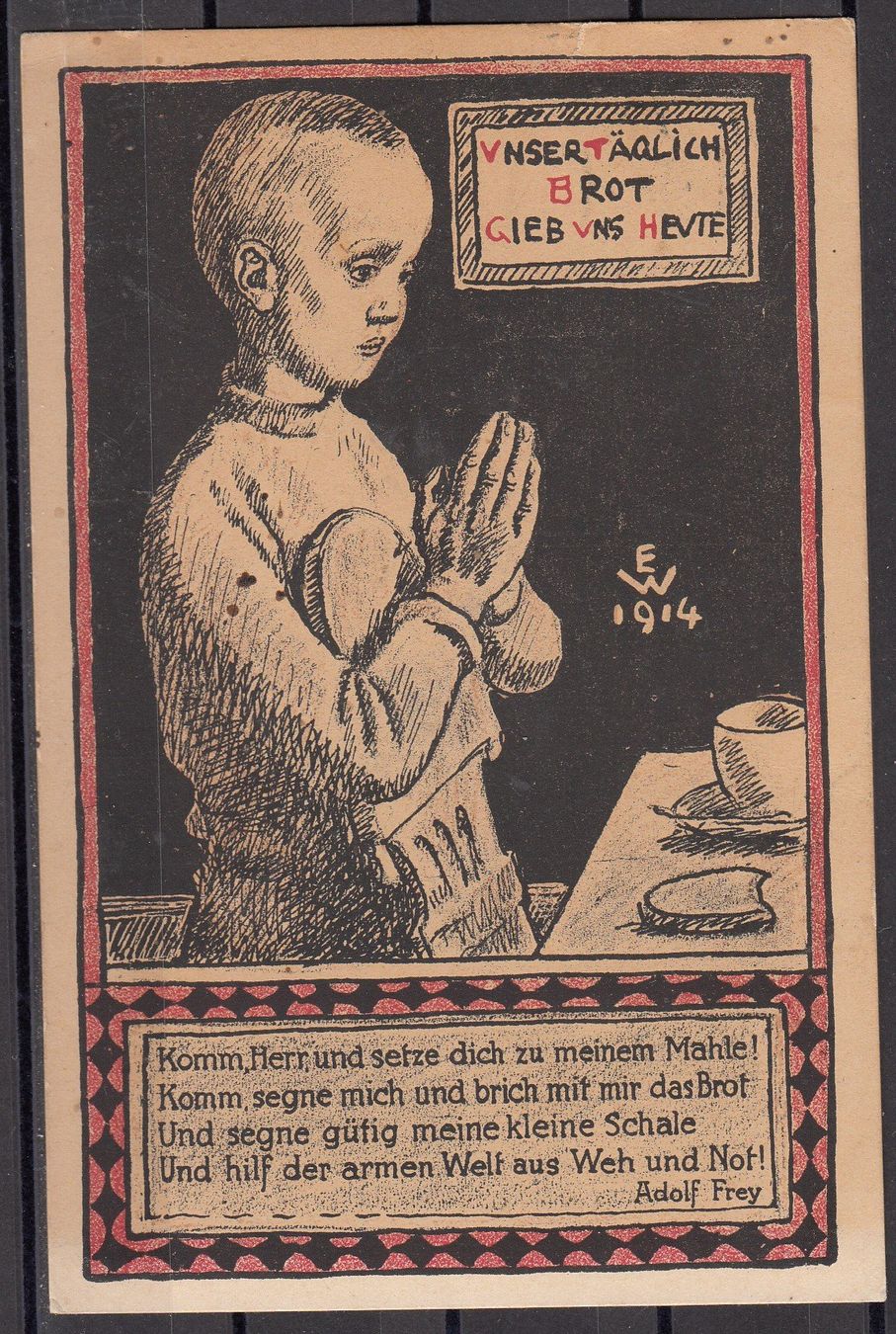 Tutti i francobolli: Einheitskarte 1.Wk 1915 – Usato da Herrliberg venduto da Lfrifda