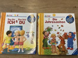 2 Kinderbuecher junior "Ich & Du" "Jahreszeiten"