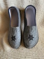 Pantoufles chaudes en laine grise 42 NEUFS
