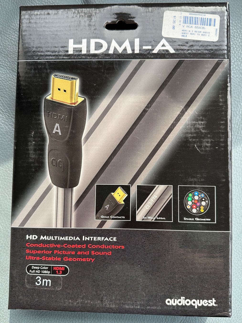 AudioQuest Câbles: AudioQuest HDMI-A HDMI Kabel 3m Neu – Neuf (Voir description) à Ostermundigen par airpassport