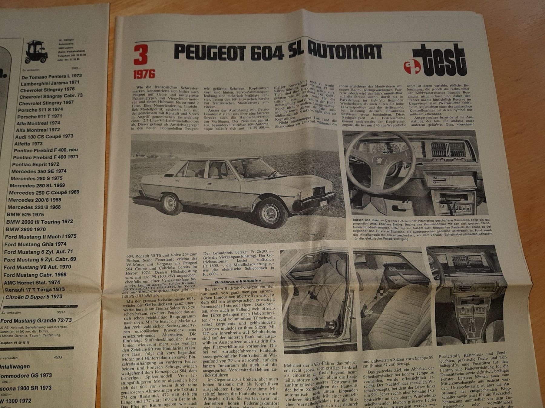 Zeitschriften & Magazine: Oldtimer Magazin "Automobil Revue" 1976 – Gebraucht aus Rotkreuz von nigal 3