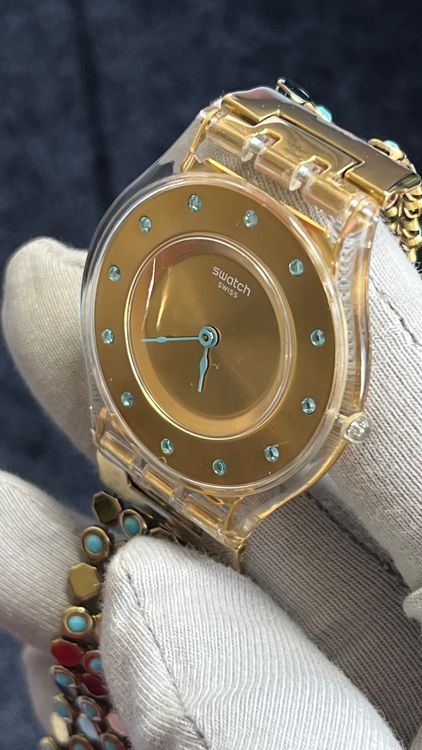 Swatch Orologi: Vintage Swatch Skin Damenuhr – Usato da Grenchen venduto da chththl 5