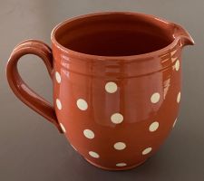 Antiker Bauern- / Milchkrug mit Punkten, 2.5 l