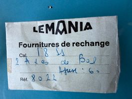 LEMANIA - Calibre 18 SS - 1 Axe de Balancier - Réf. 8022