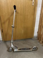 Micro Scooter klappbar silber gebrauchter Zustand