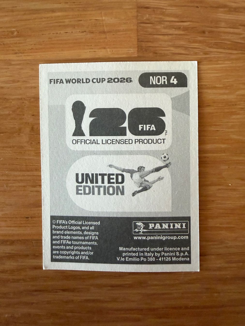 Panini Sammelbilder & Trading cards: Panini NOR 4 – Neu (gemäss Beschreibung) aus Zürich von bel5 1