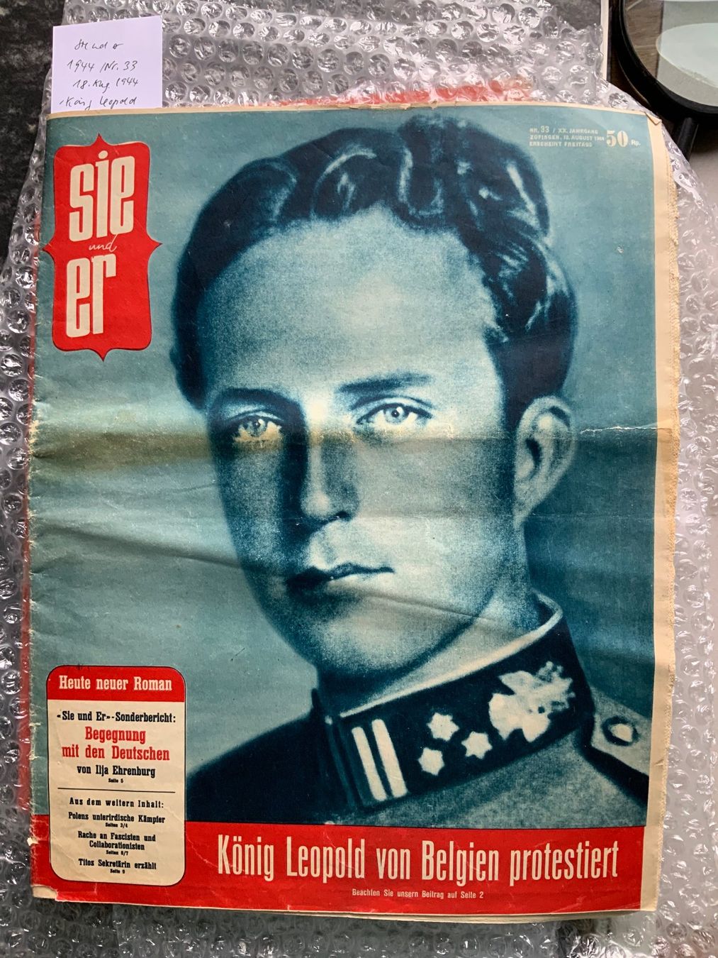 Riviste & Magazine: Sie und Er, Zeitschrift, 1944 – Usato da Malans GR venduto da Antikeobjekte 2