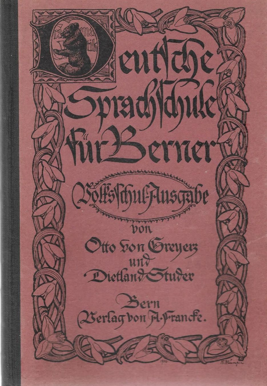 Bücher: Deutsche Sprachschule für Berner 1927 – Gebraucht aus Bern von Grindelwaldaus